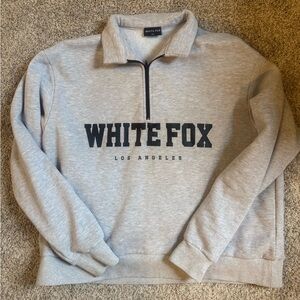White fox crewneck